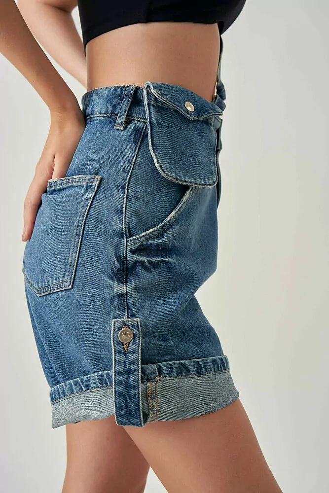 Dungarees Jean Shorts