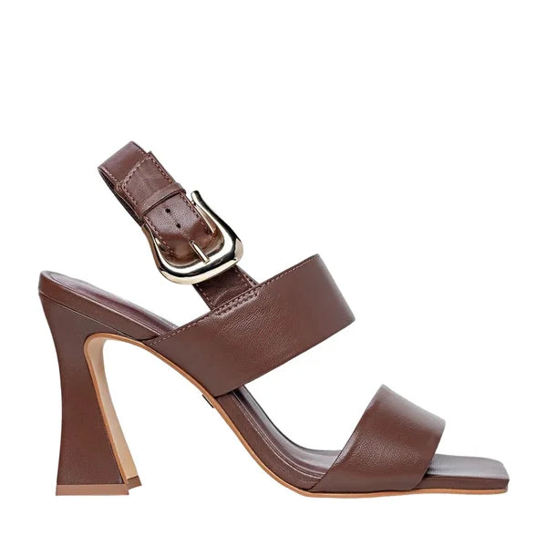 Leather Maxi Strappy Sandal