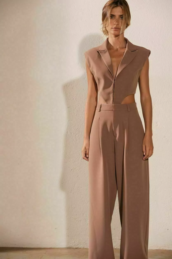 Detachable Tailored Jumpsuit