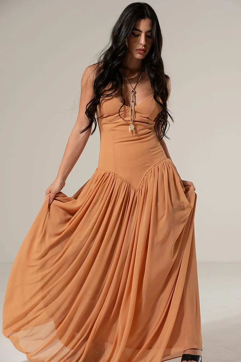 Long Corset Dress