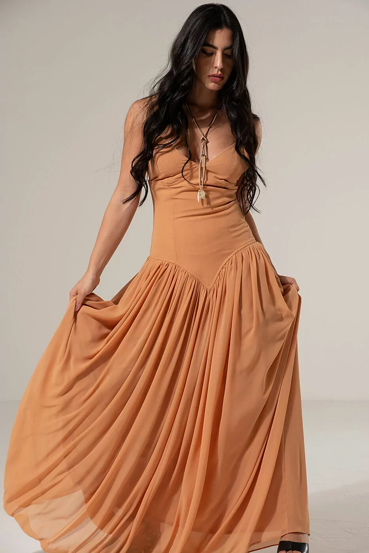 Long Corset Dress