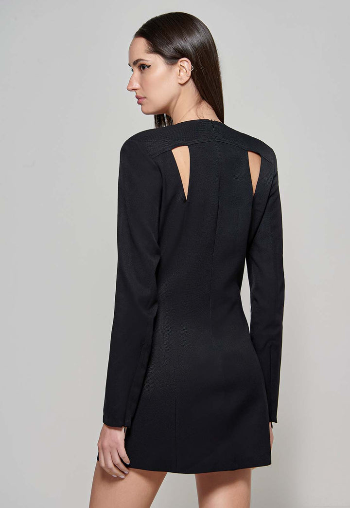 Blazer Dress Cut Out Eyelet Chaos