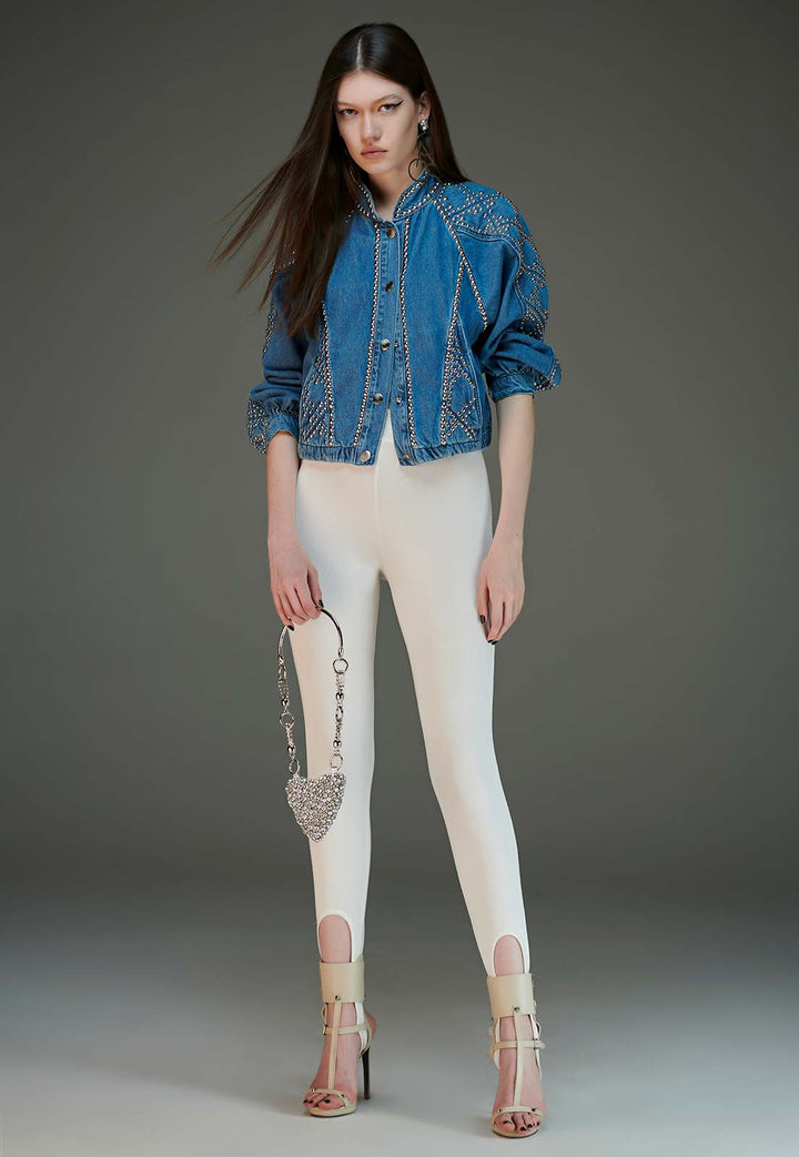 Jaqueta Bomber Jeans Caos