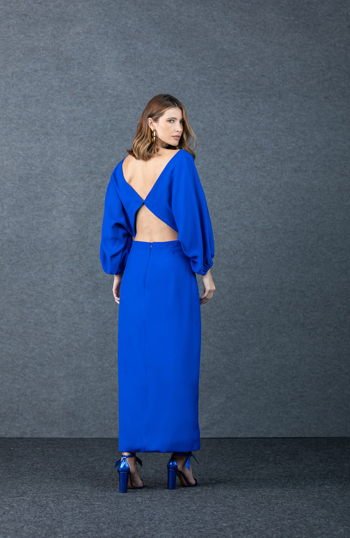 Vestido Midi Recortes