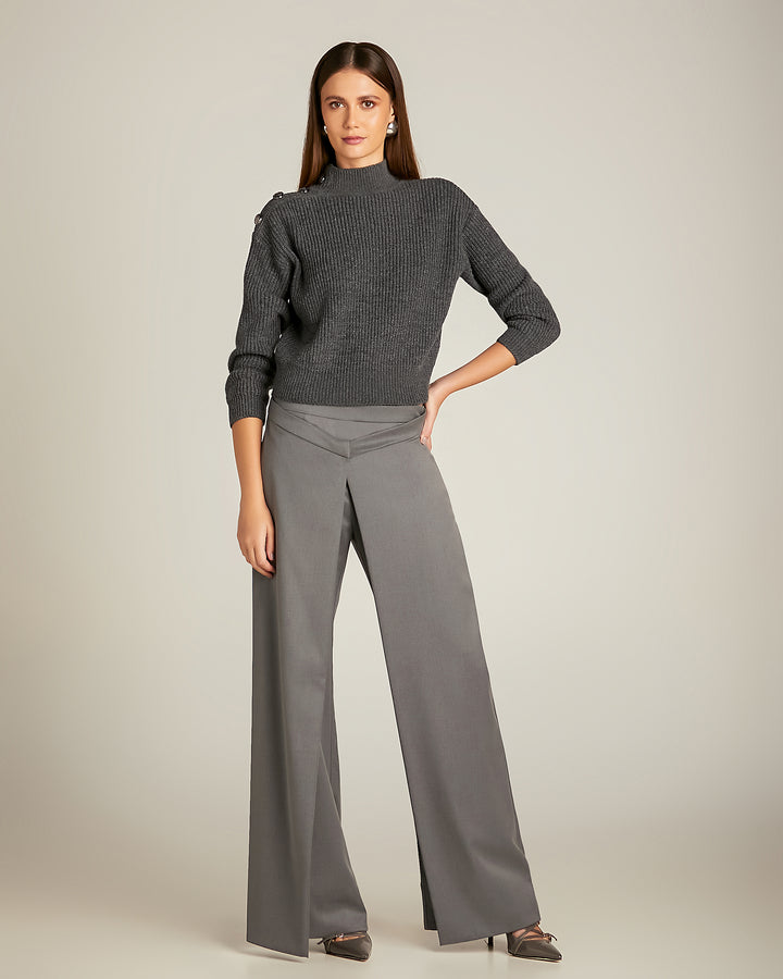 Anne Fernandes Asymmetrical Waistband Trousers