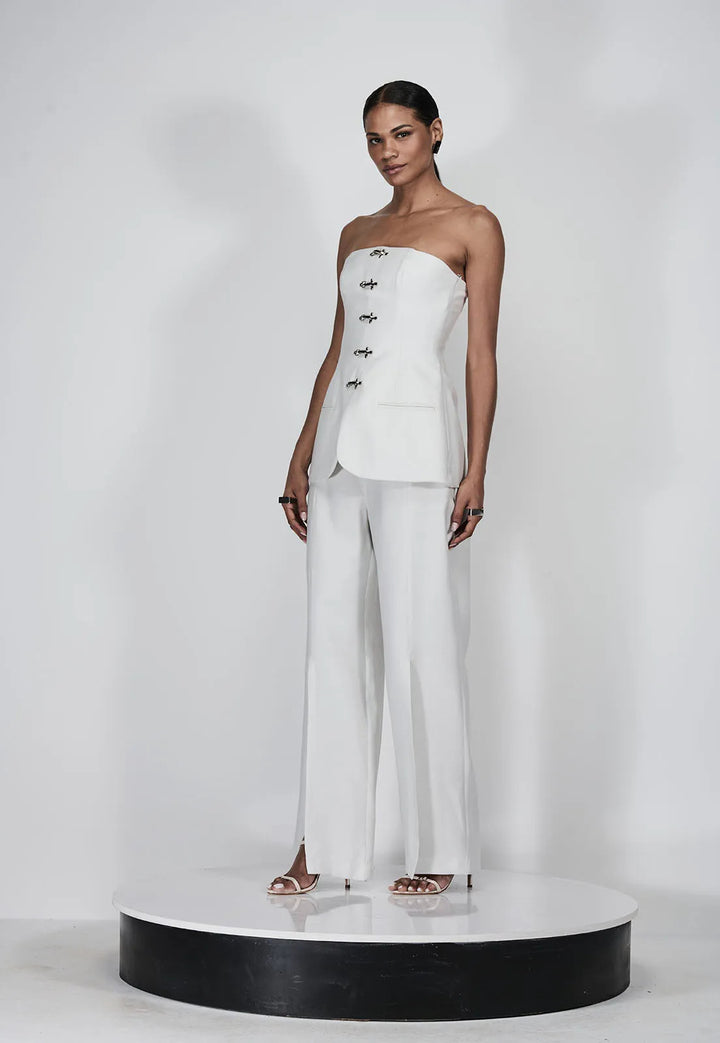 Conjunto Blusa+Calça Fenda