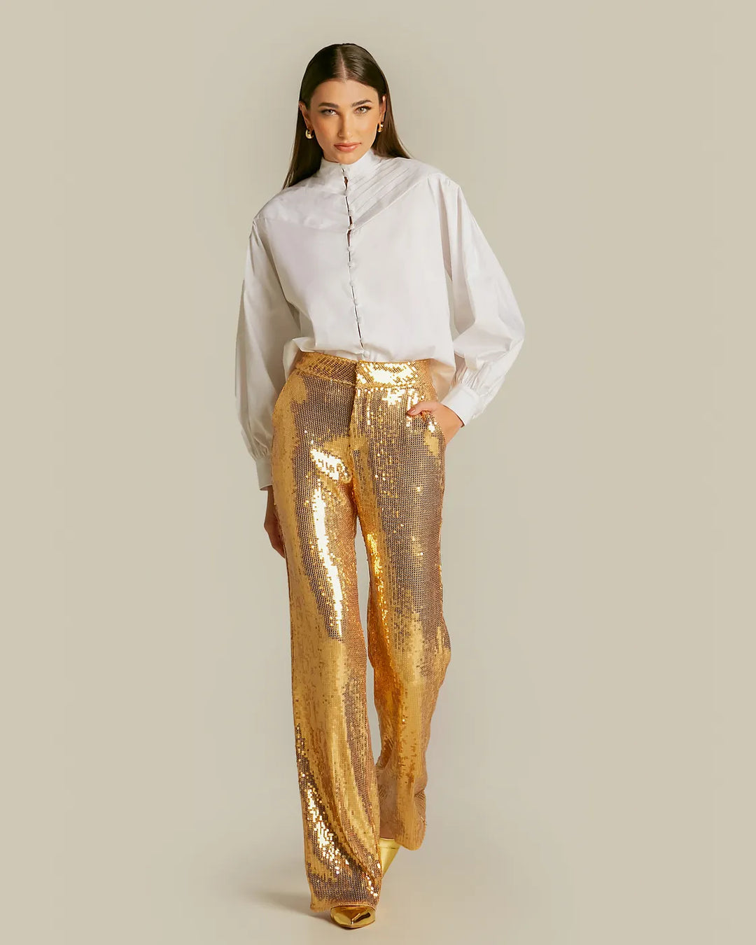 Anne Fernandes Sequin Pants