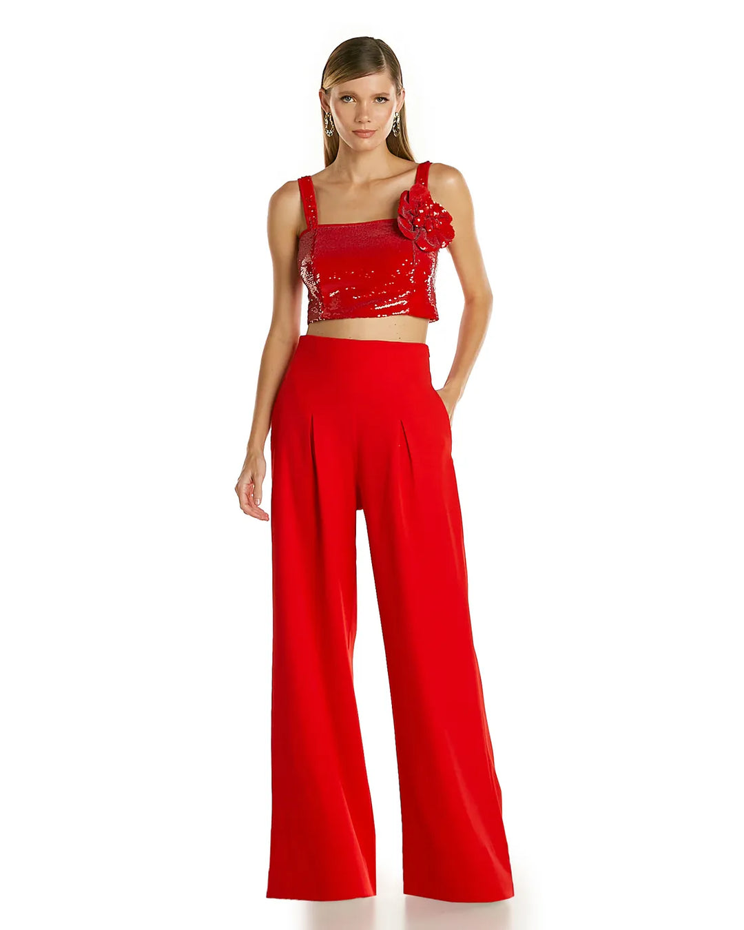 Anne Fernandes Pleated Tailored Trousers