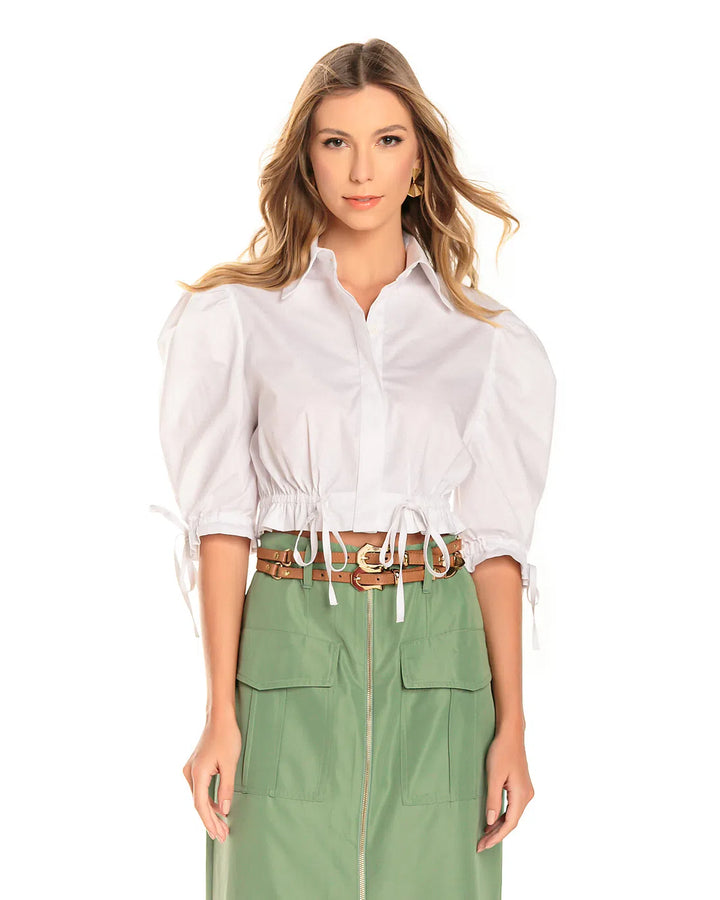 Anne Fernandes Cropped Shirt