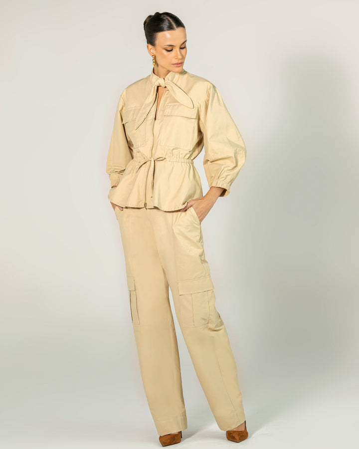 Parka+Cargo Pants Set