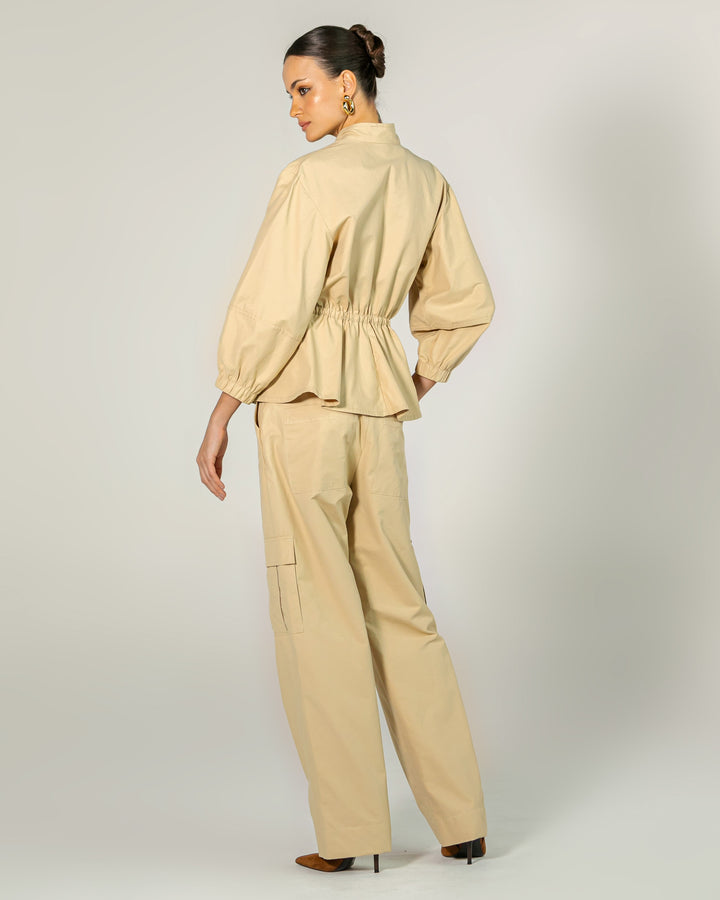 Parka+Cargo Pants Set