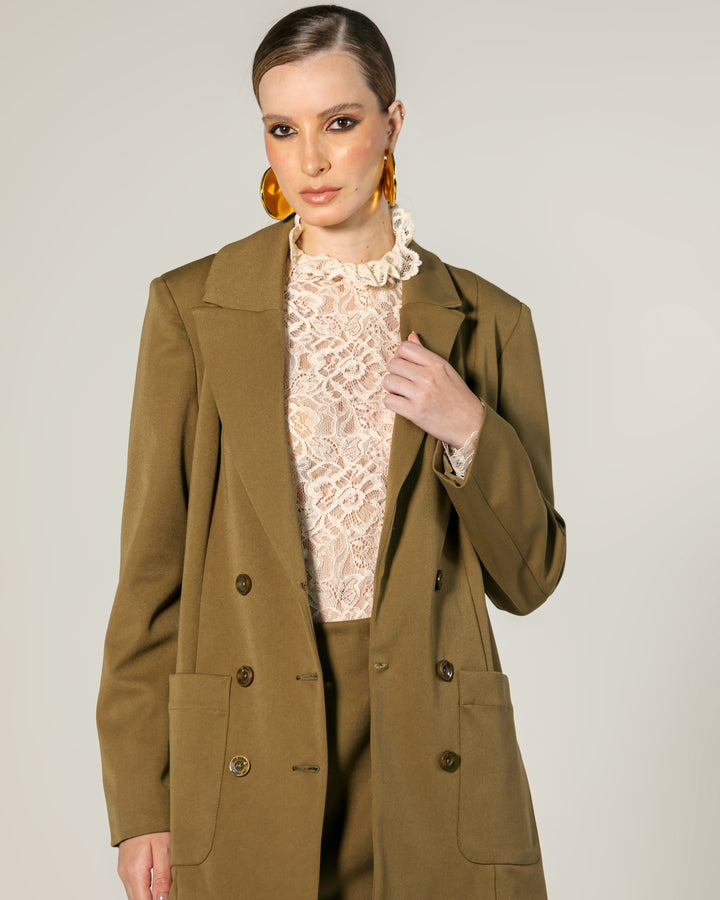 Conjunto Short Saia+Blazer Oversized