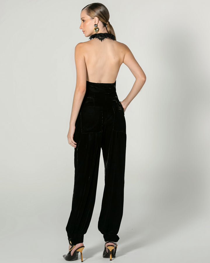 Lace Blouse+Pants Set