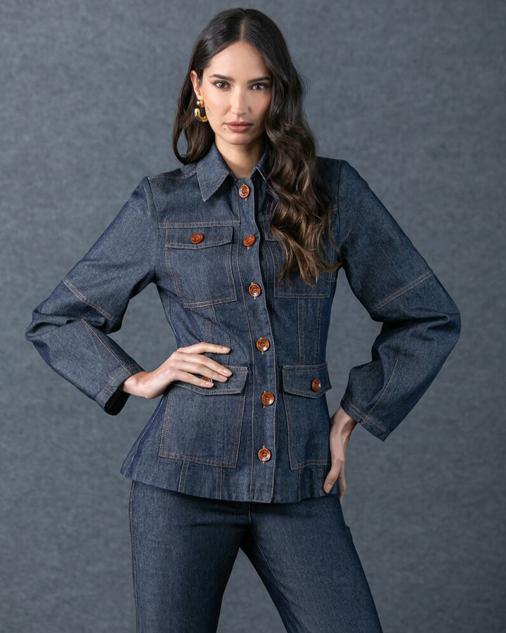 Conjunto Jeans Camisa+Calça