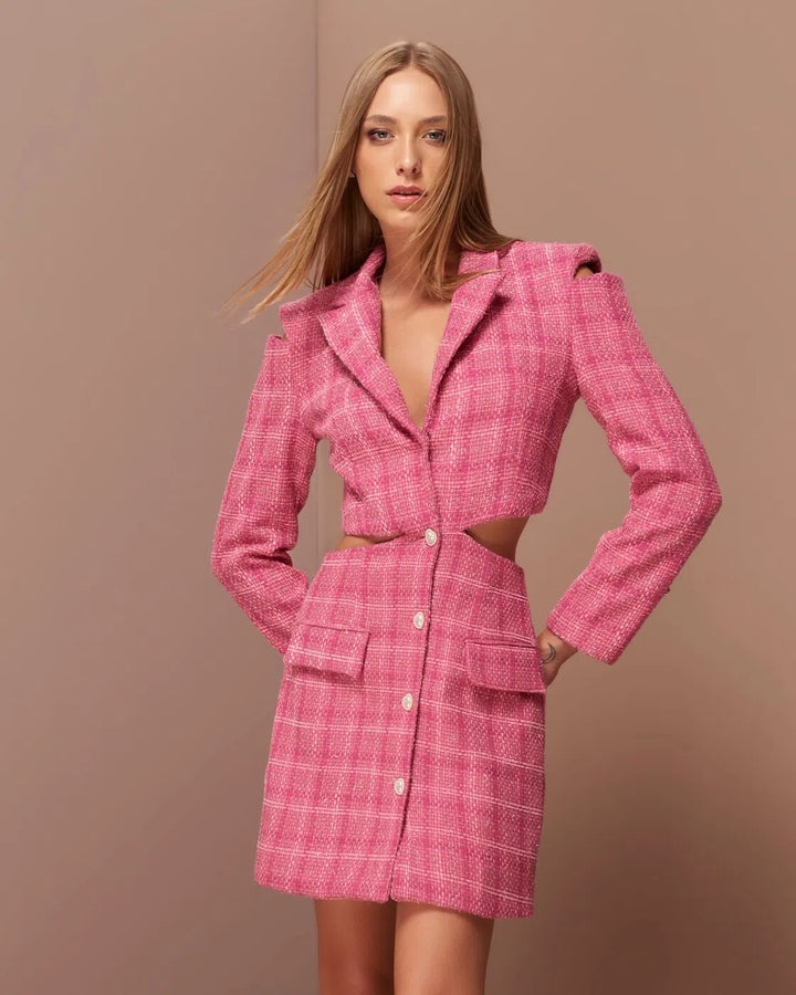 Vestido Blazer Tweed Anne Fernandes