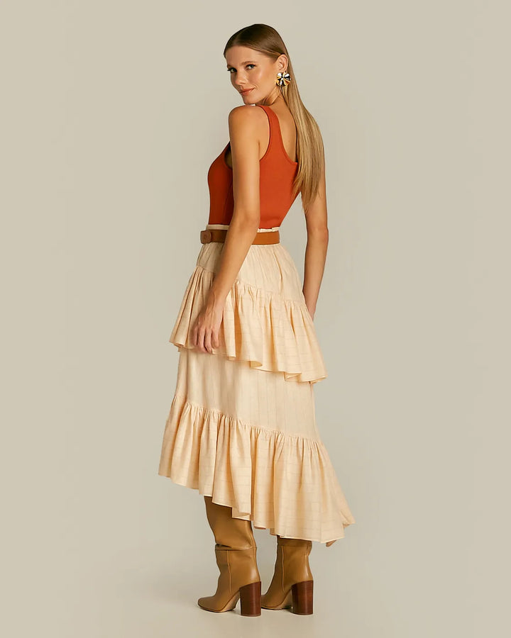 Anne Fernandes Ruffled Skirt