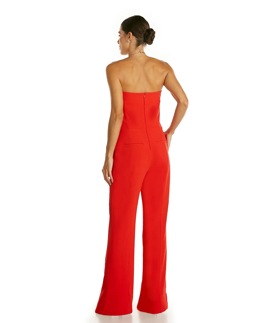 Anne Fernandes Strapless Long Jumpsuit