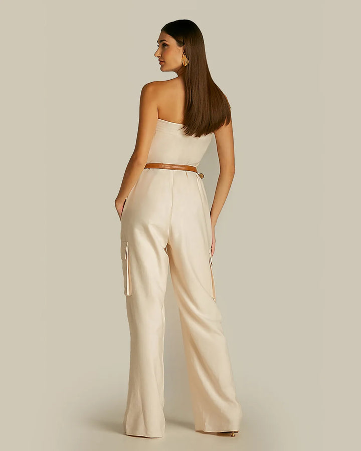 Anne Fernandes Long Cargo Jumpsuit