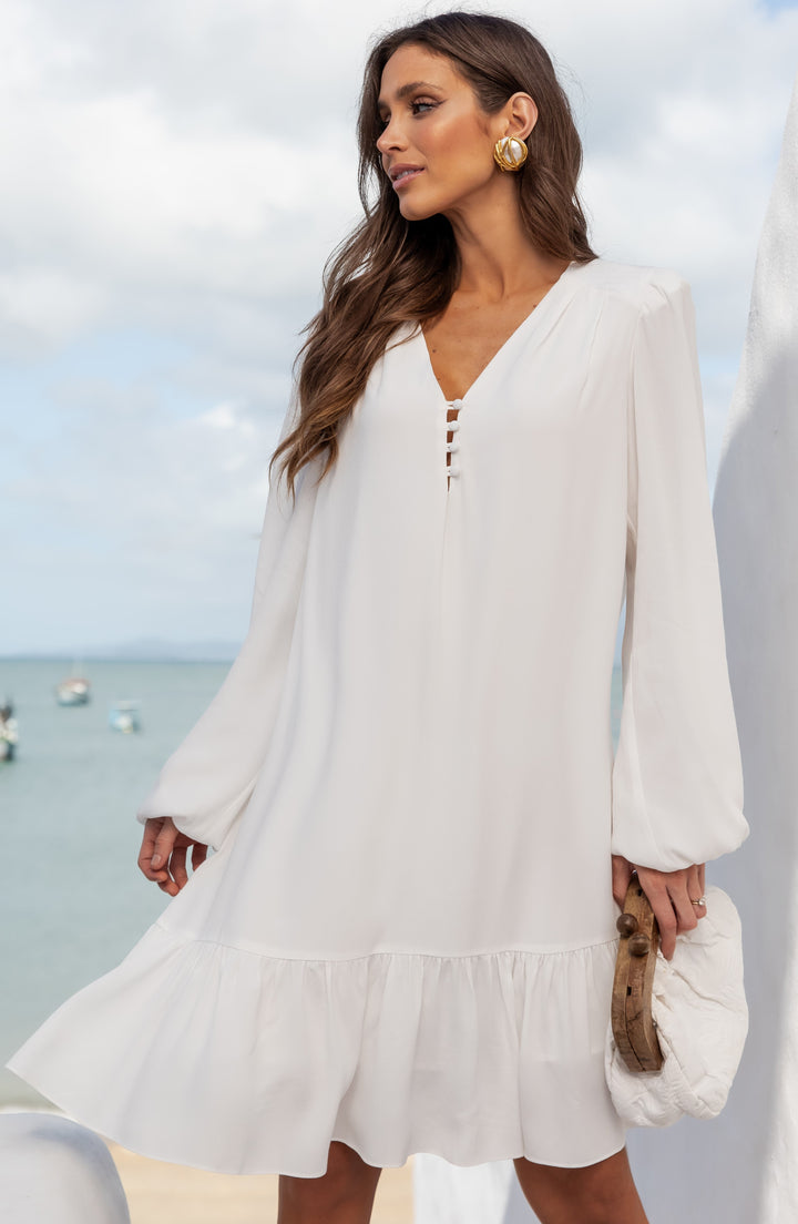 Anne Fernandes Short Long Sleeve Dress