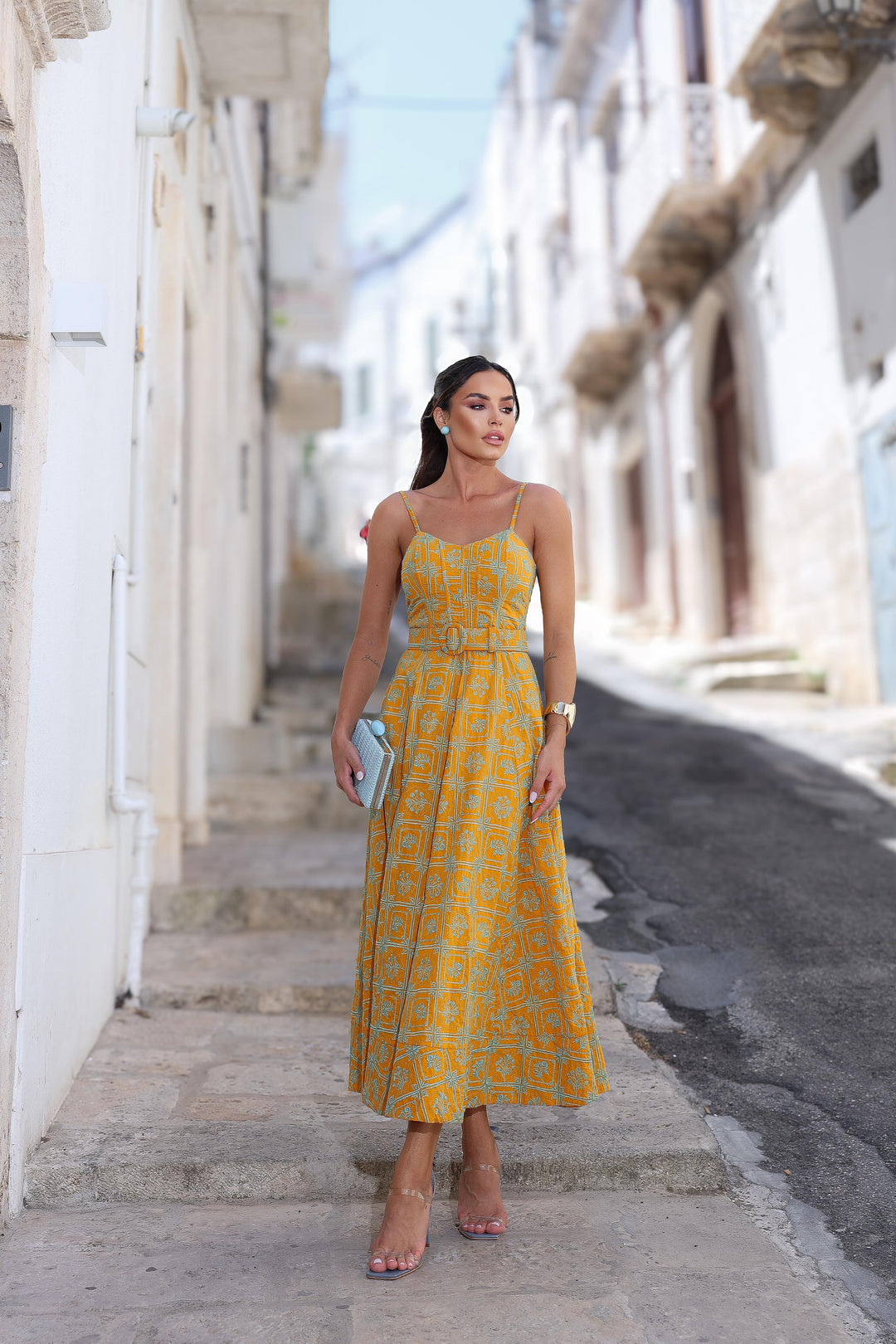 Vestido Midi Laise Limonada Pink