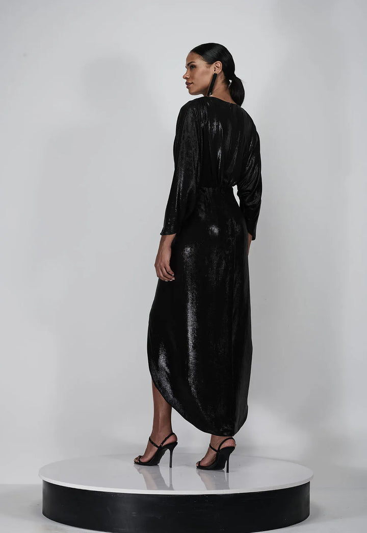 Long Glow Slit Dress