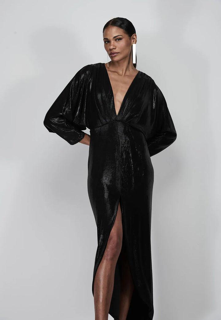Long Glow Slit Dress