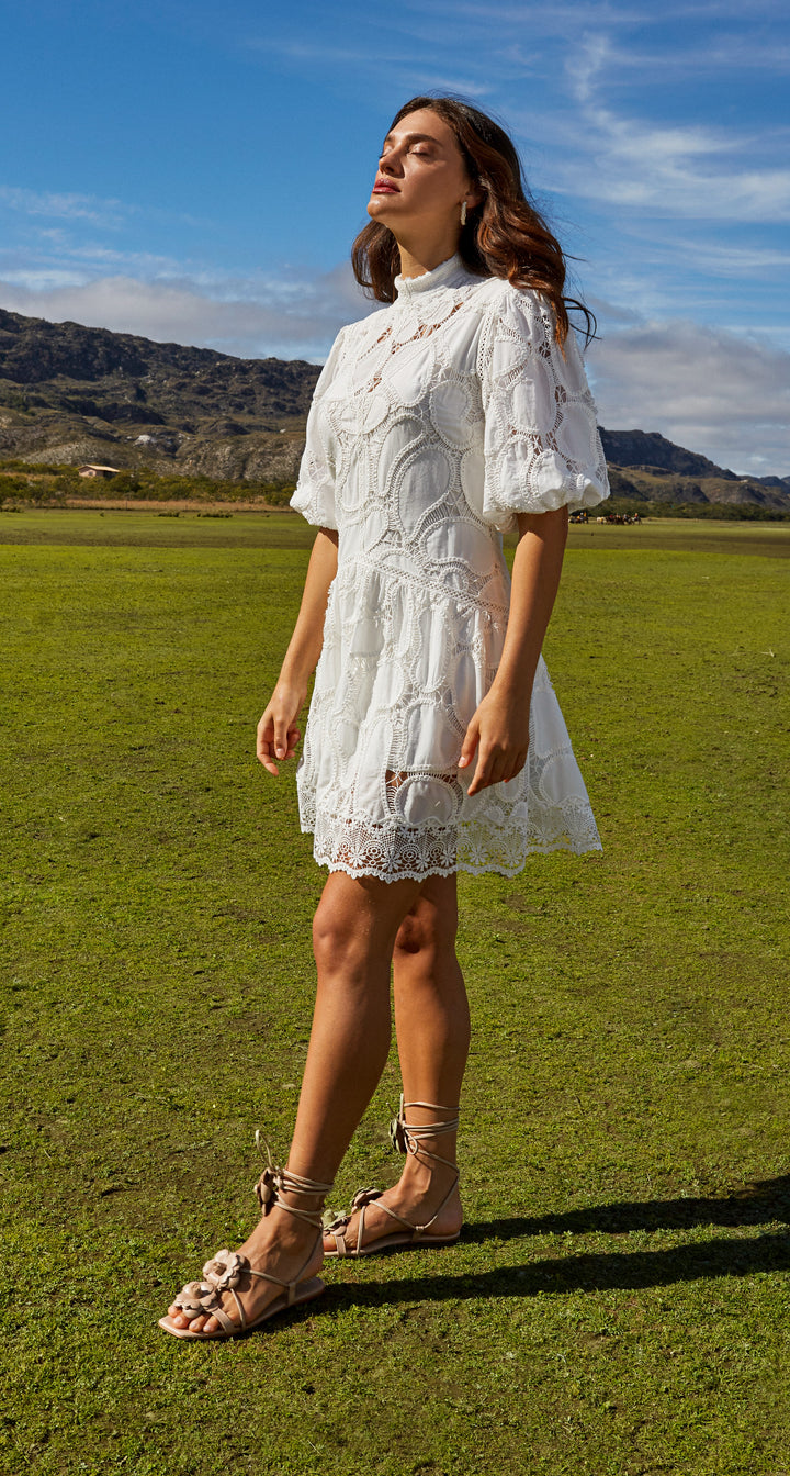 Anne Fernandes Short Lace Dress