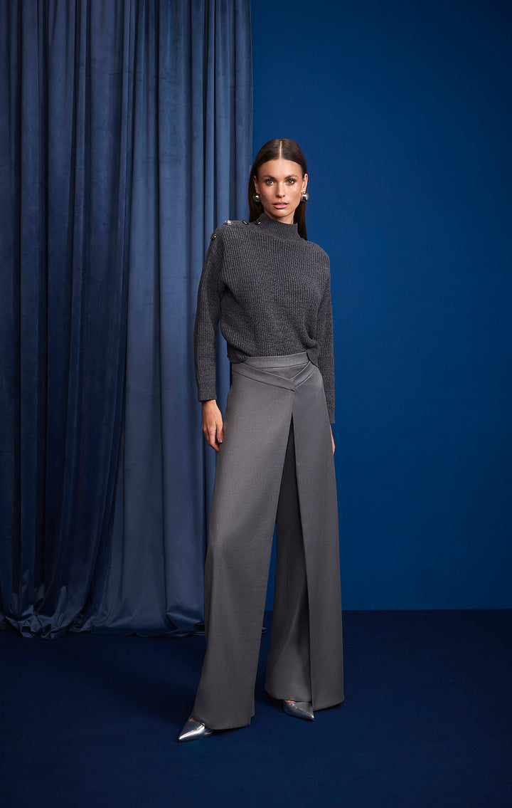 Anne Fernandes Asymmetrical Waistband Trousers