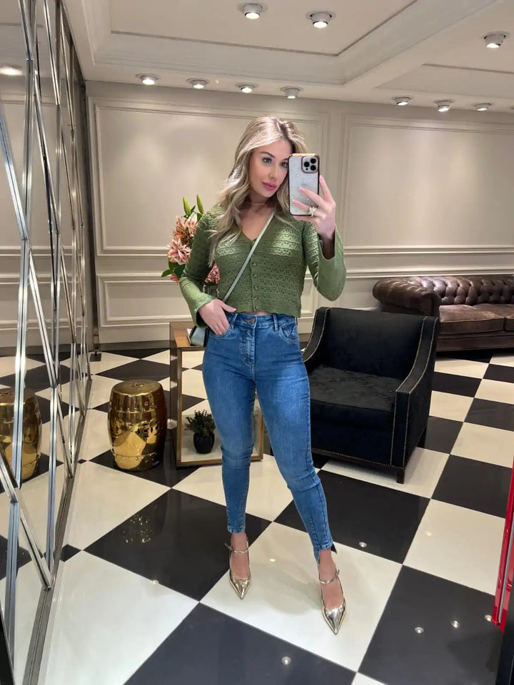 Calça Jeans Skinny