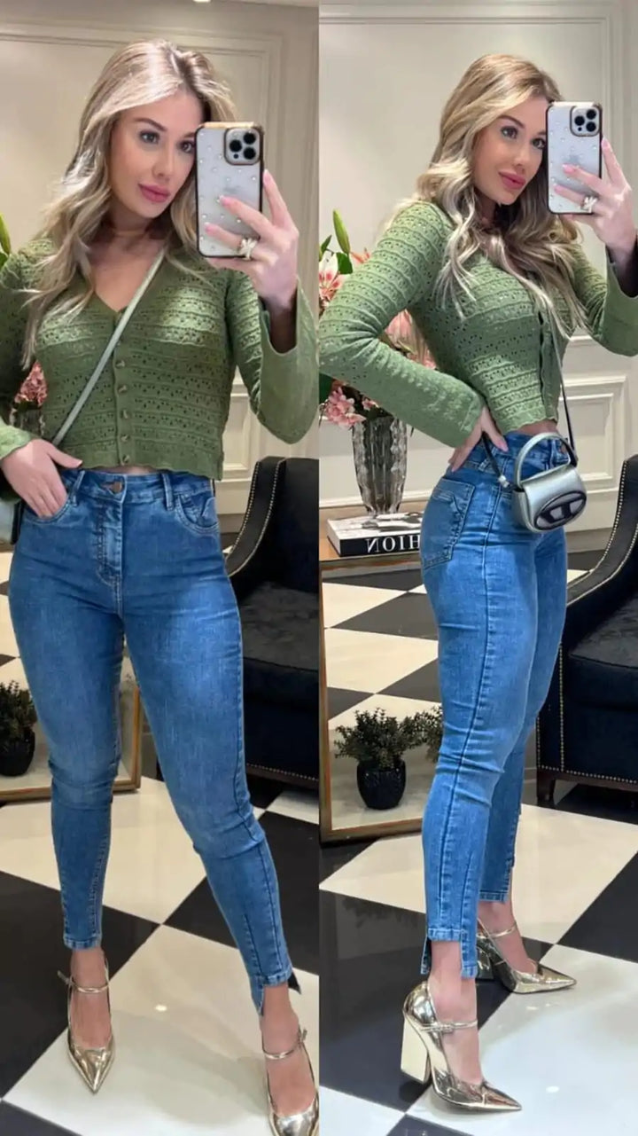 Calça Jeans Skinny