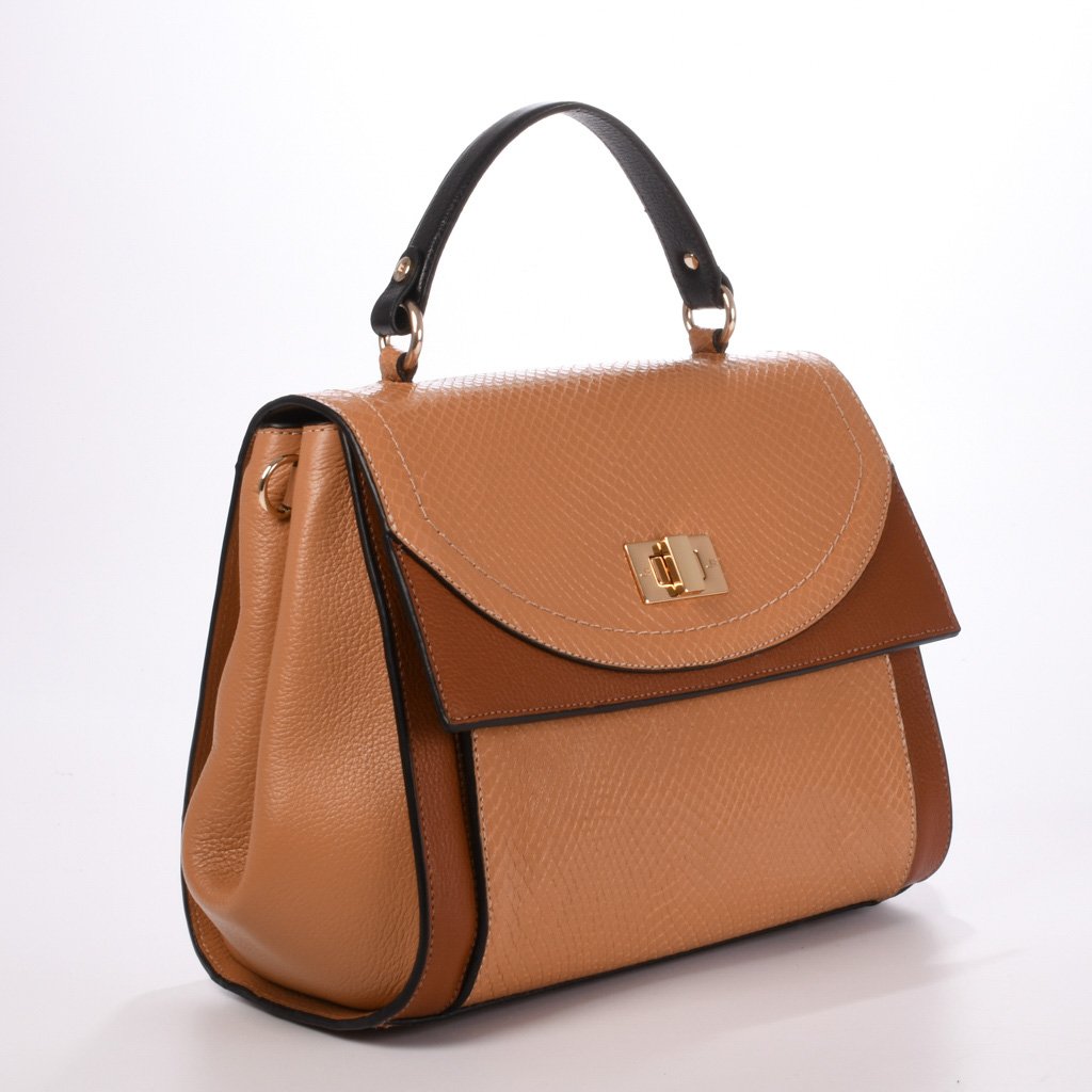 Bolsa Satchel Couro Jorge Bischoff