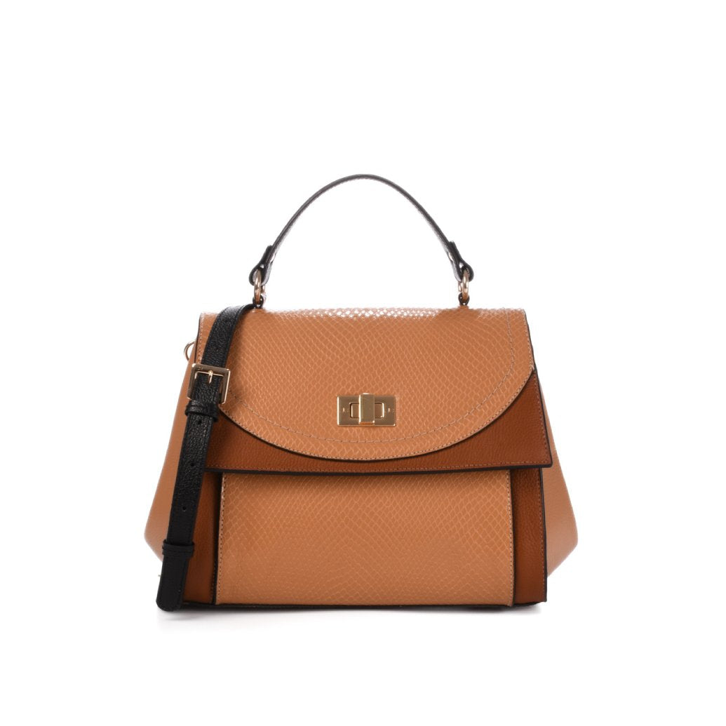 Bolsa Satchel Couro Jorge Bischoff