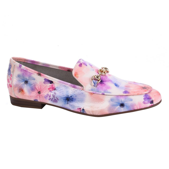 Loafer Couro Floral Jorge Bischoff