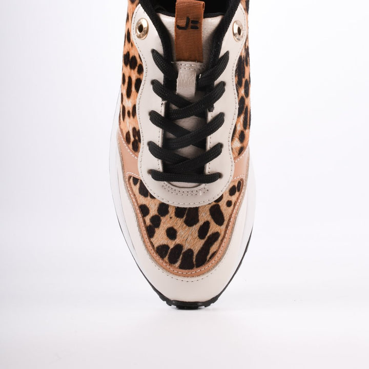 Tênis Jogger Couro Animal Print Jorge Bischoff