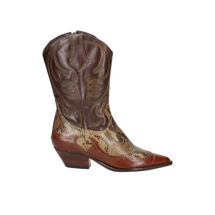 Bota Western Couro