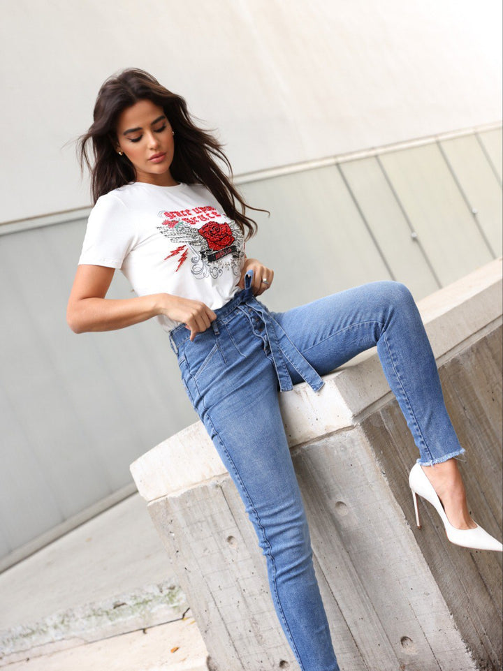 Cropped Jeans