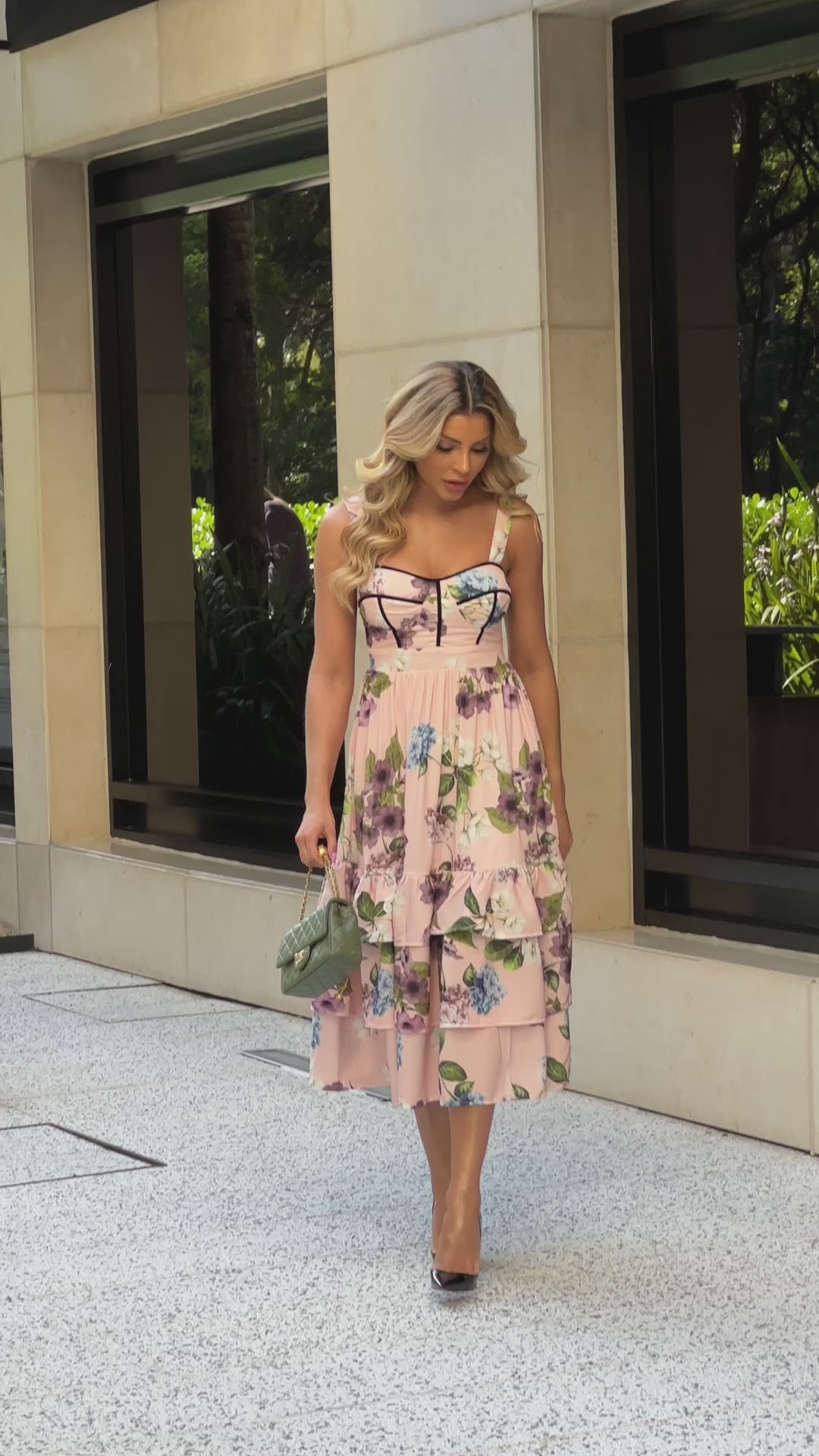 Chiffon Midi Dress