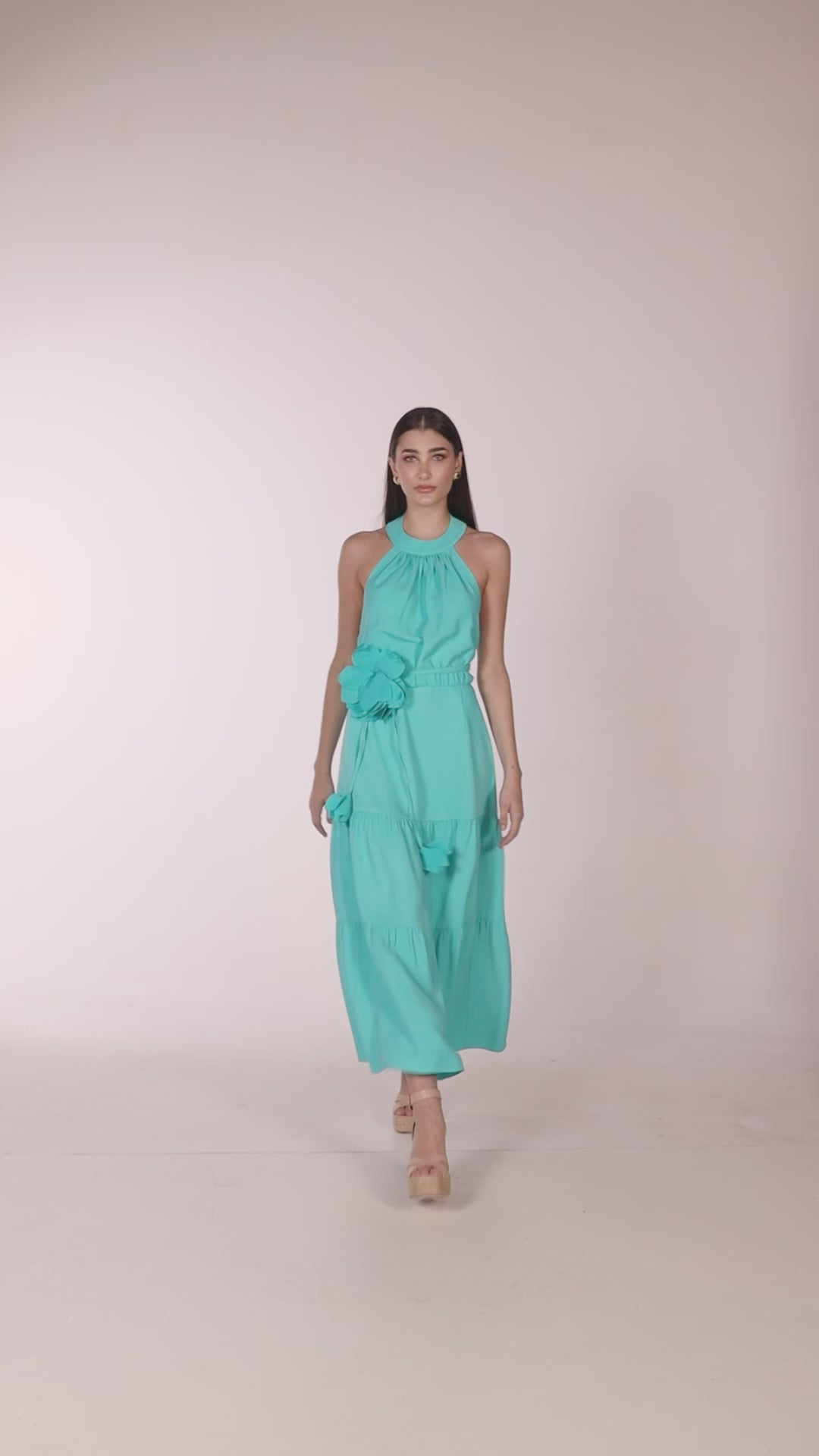 Anne Fernandes Halter Dress