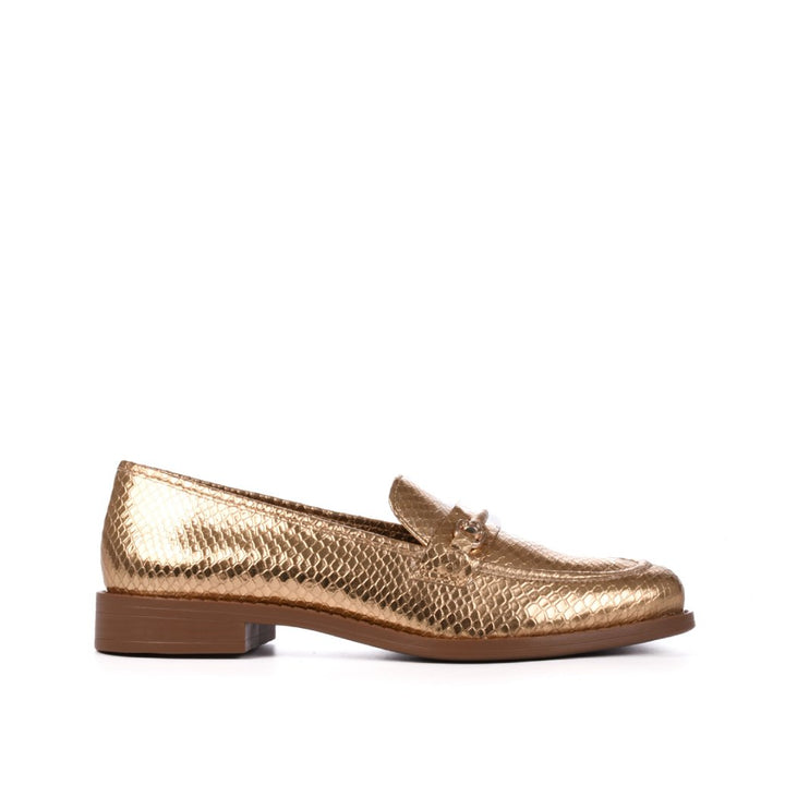 Loafer Couro Metalizado Jorge Bischoff