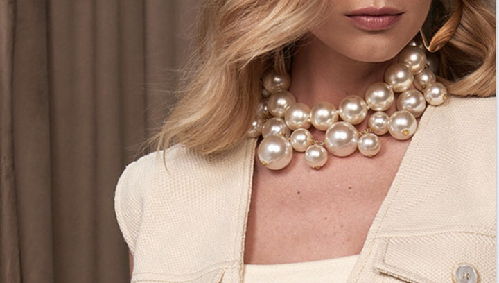 Anne Fernandes Mixed Pearl Necklace