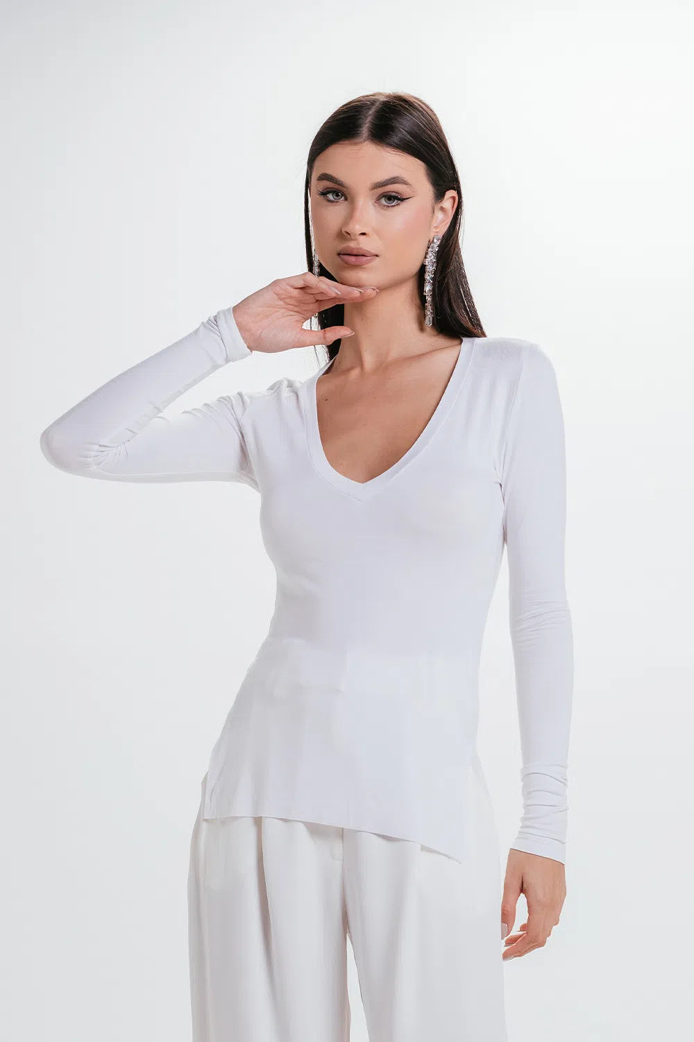 Blusa Decote V Charth