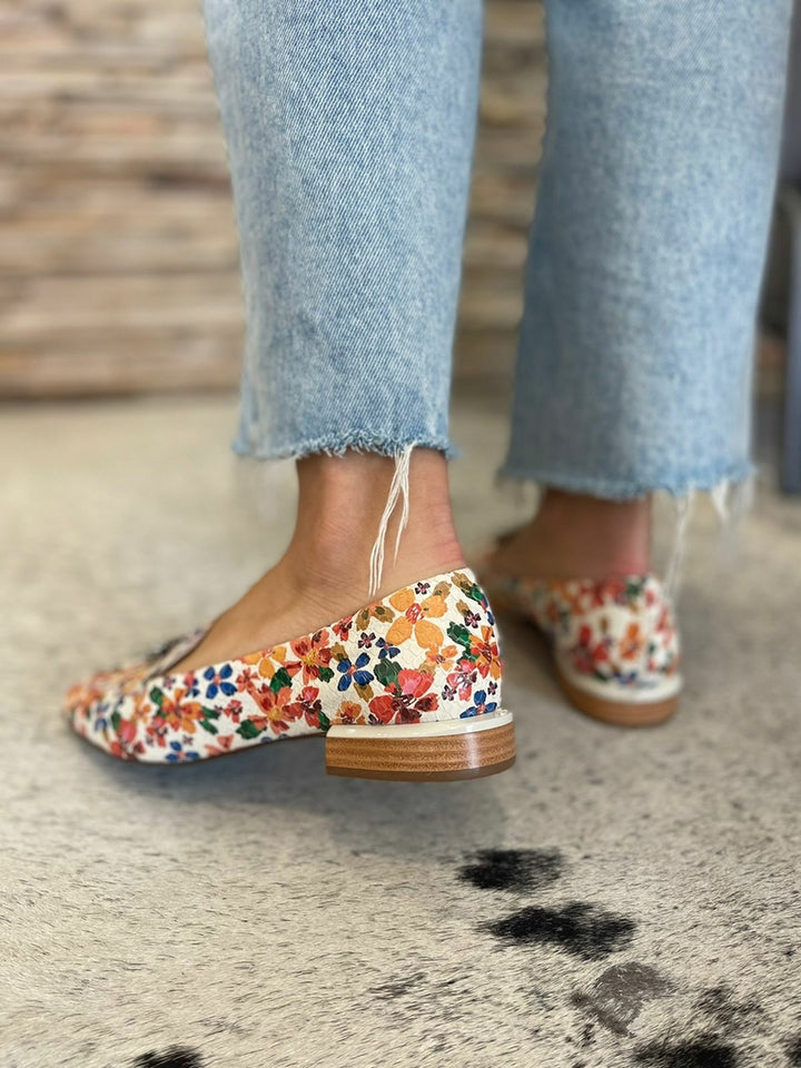 Loafer Couro Floral Jorge Bischoff